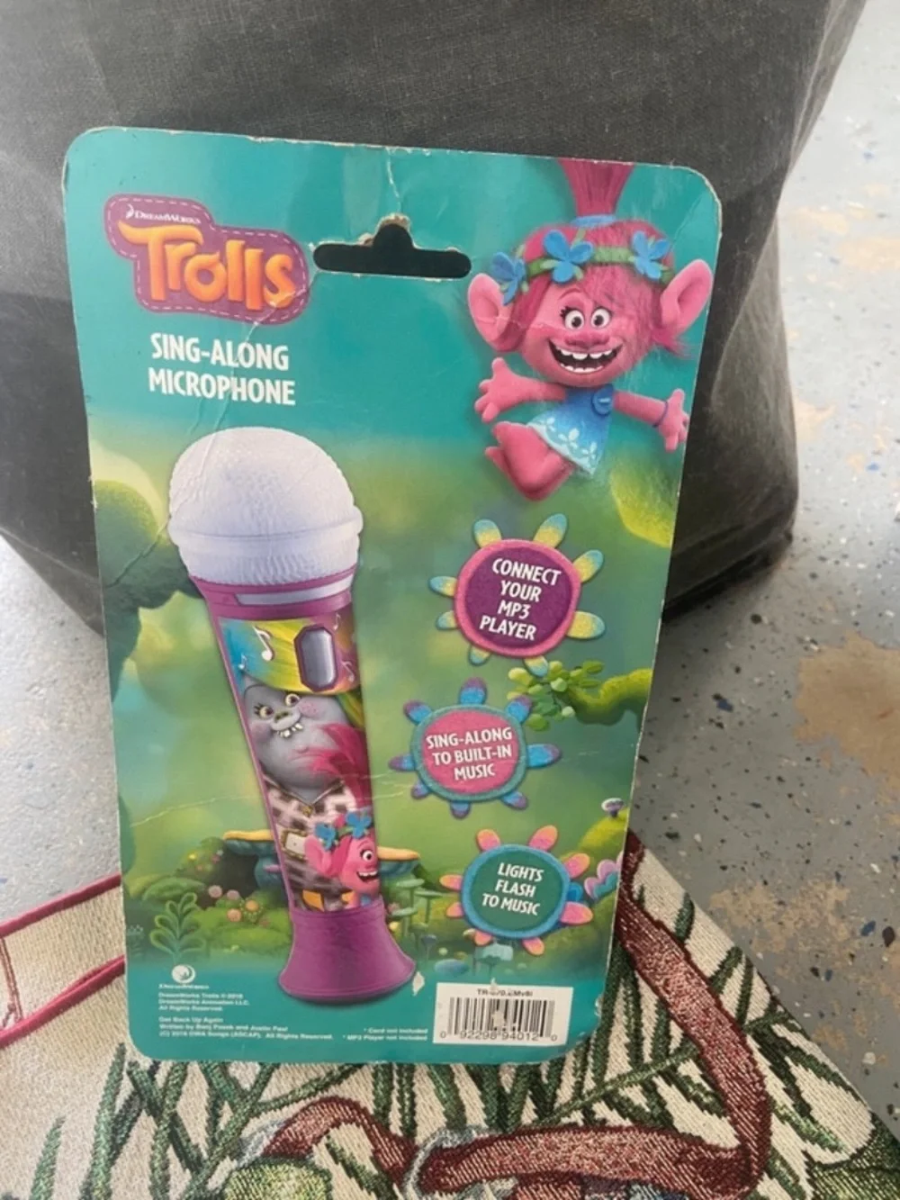 Trolls Sing-Along Microphone - Purple & Light Blue
